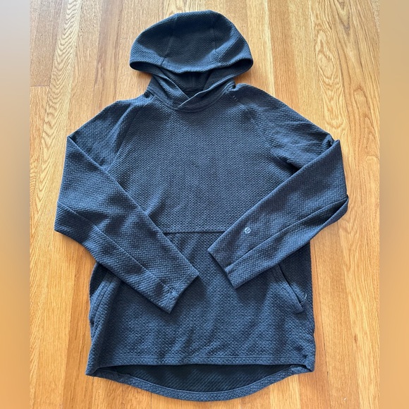 Lululemon At Ease Hoodie Heathered Black Men’s Small, Great Condition - Picture 1 of 3